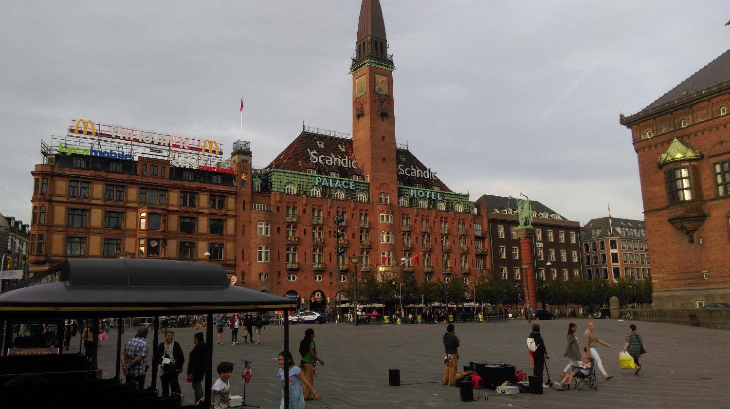 фотография центр столицы Дании - Копенгаген